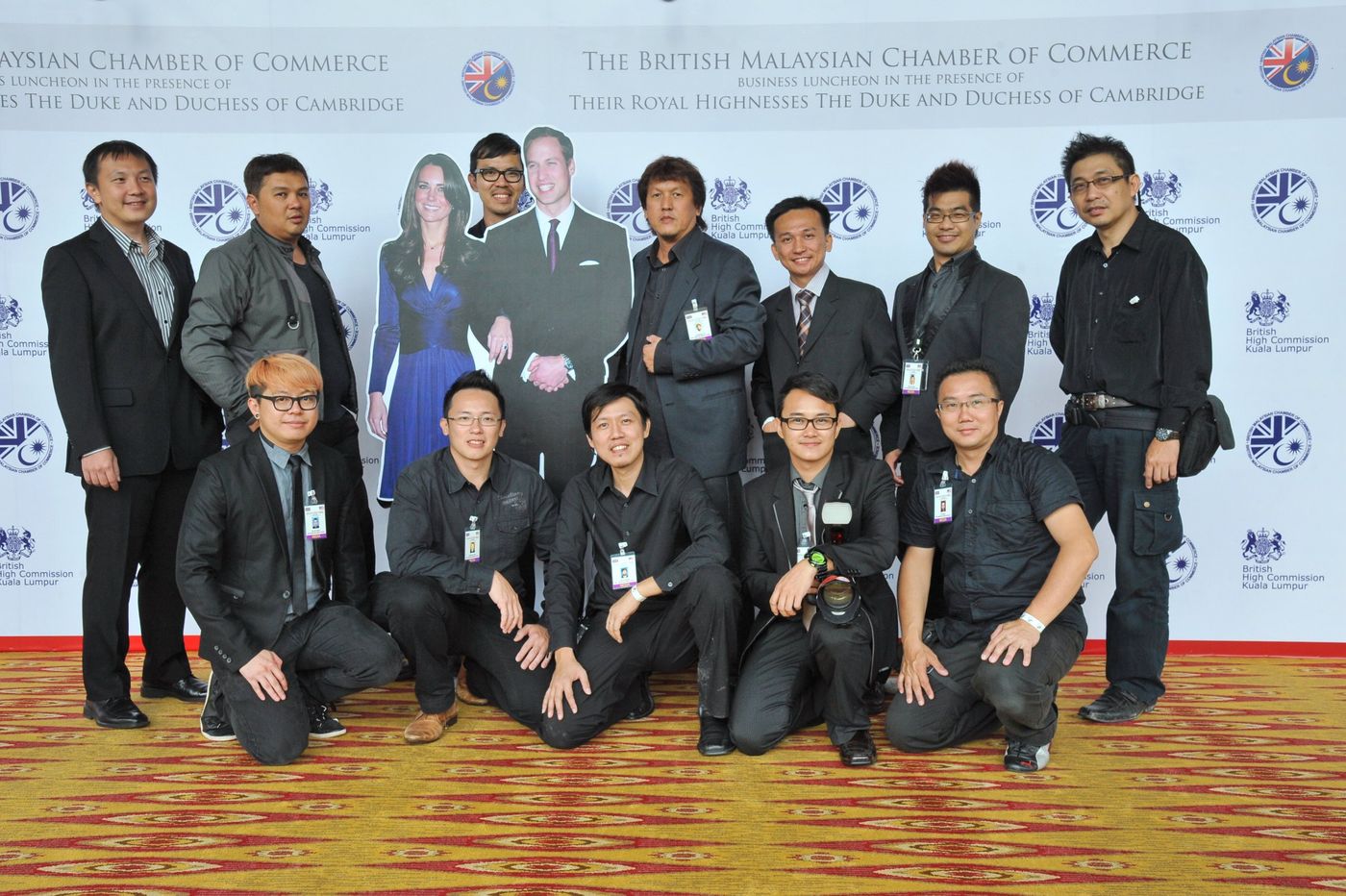 May Vision Multimedia videography and photography team at a business luncheon event in Kuala Lumpur